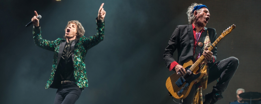 jagger richards glastonbury