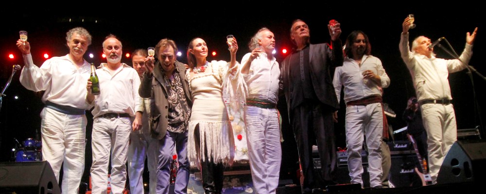 Claudio Parra,Juanita Parra,Francisco Bosco,Eduardo Parra,Alan Reale y Mario Mutis