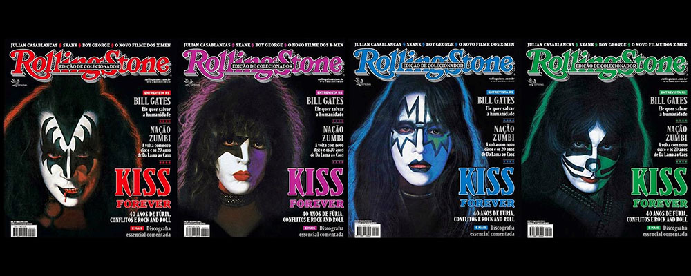 kiss cuatro portadas web