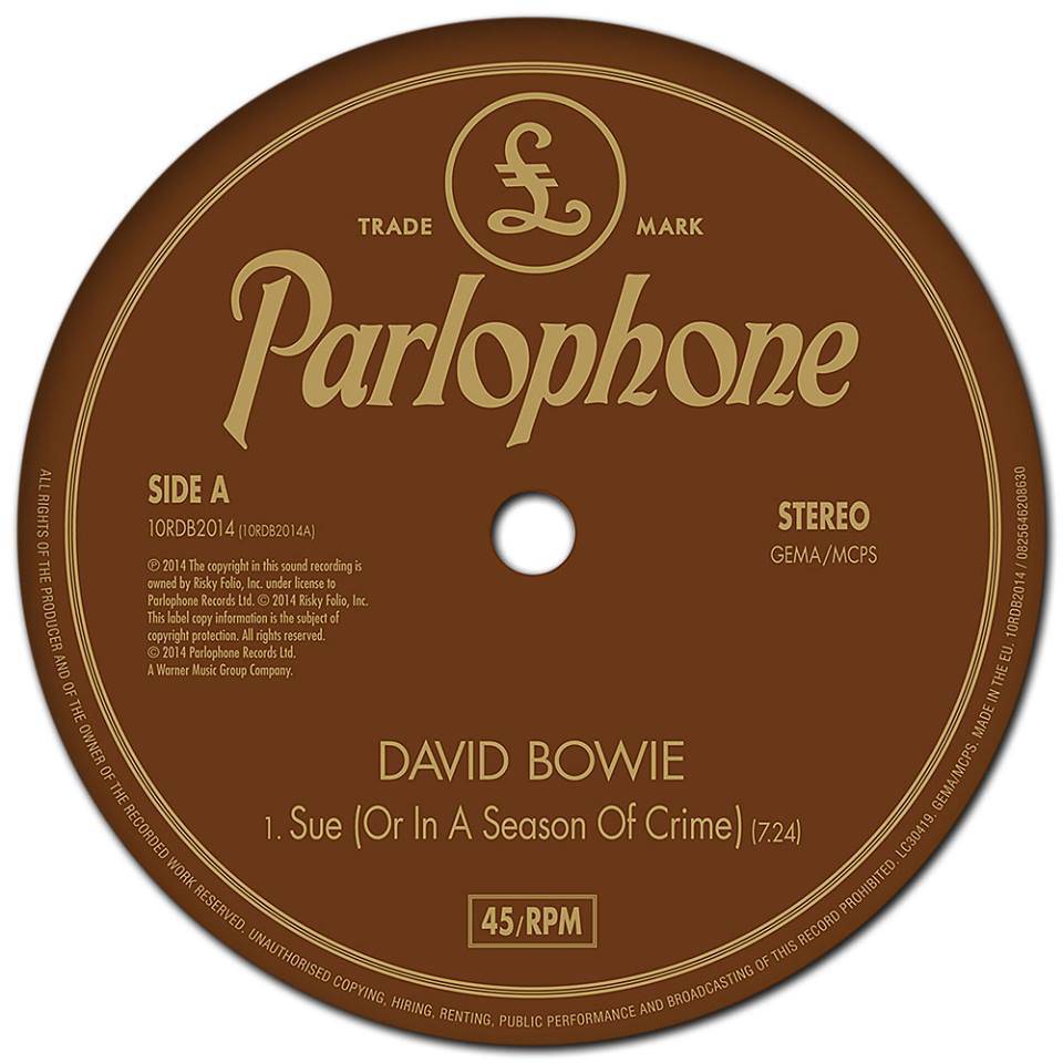 david bowie sue single