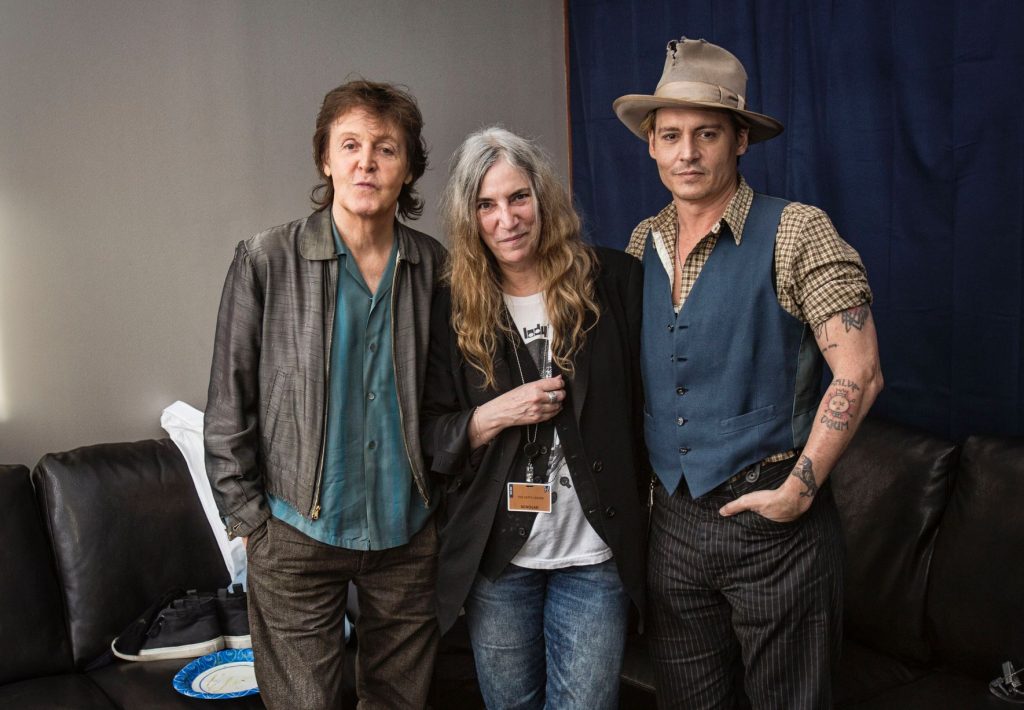 paul mccartney patti smith johnny depp