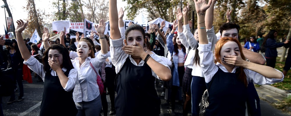 Marcha del Colegio de Profesores