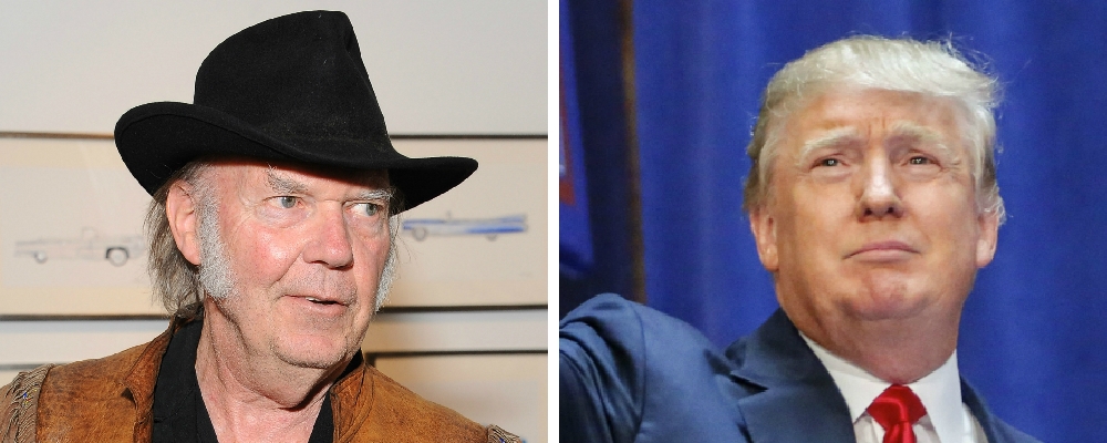 neil young donald trump web