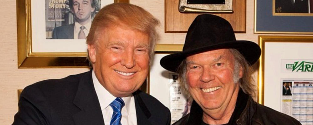 neil young donald trump web