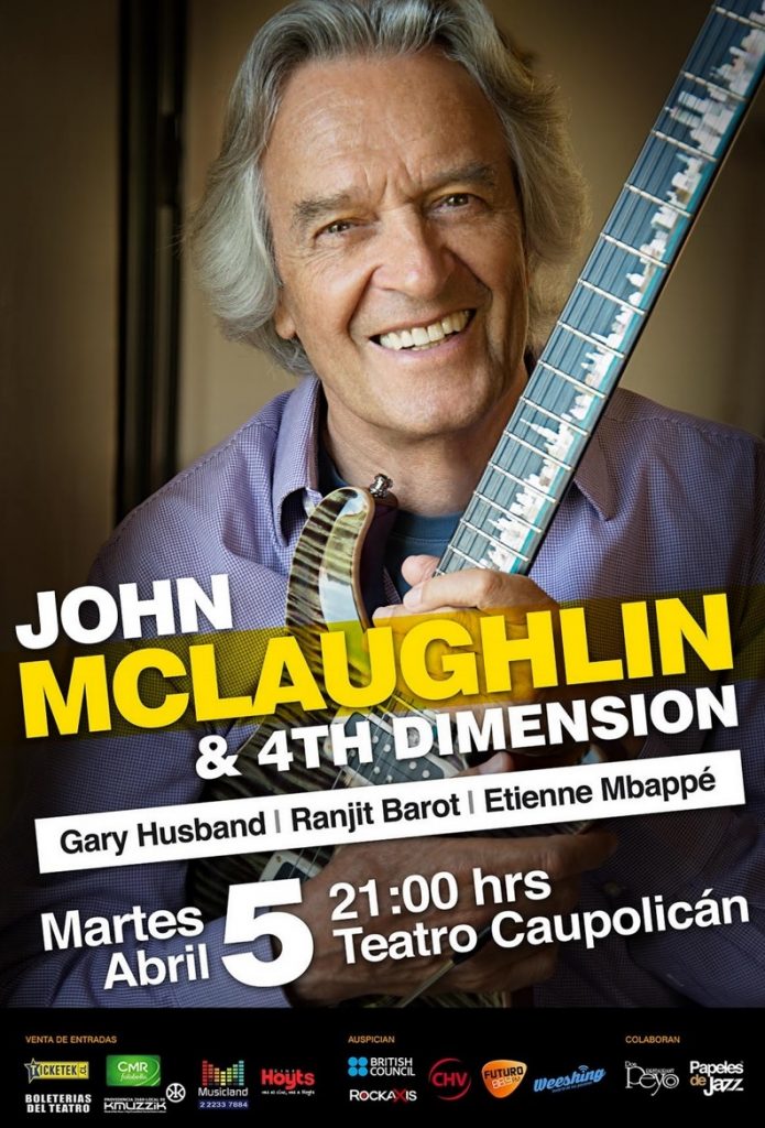 john mclaughlin chile afiche