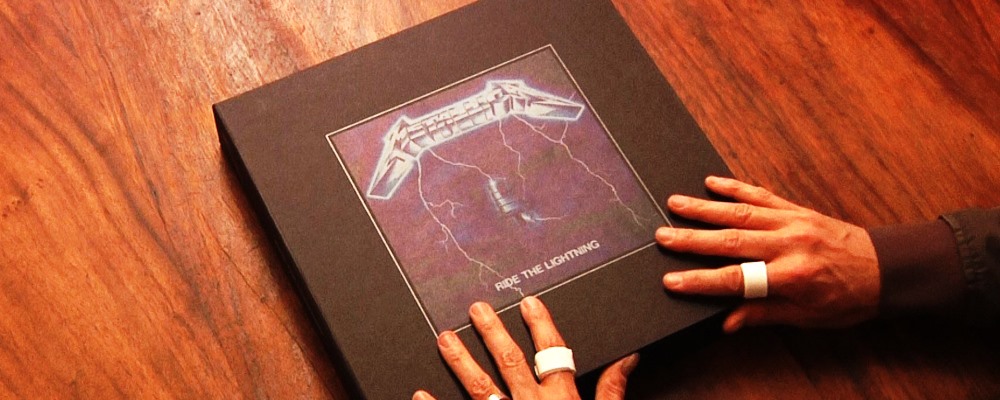 metallica ride the lighning caja web