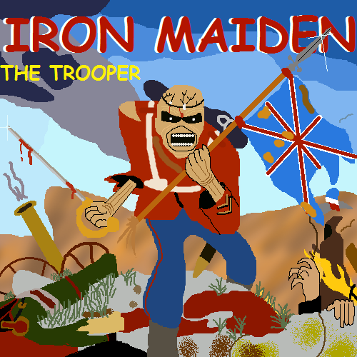 minimalista 10 iron maiden the trooper