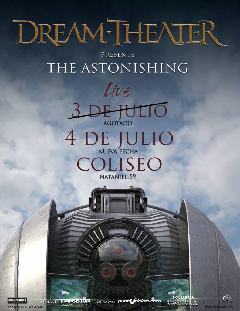 dream theater chile 2016 nueva fecha