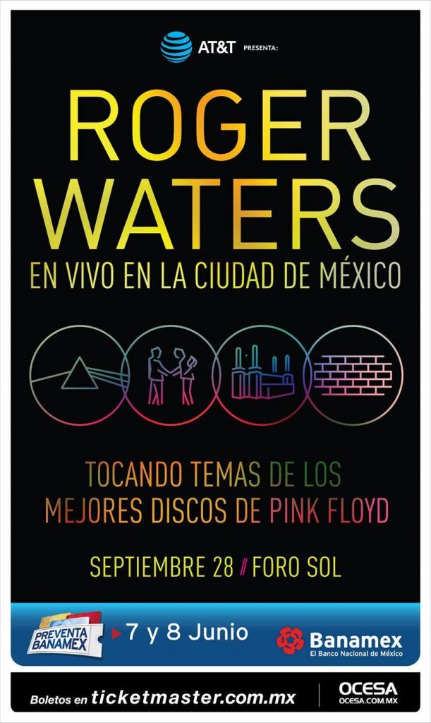 roger waters 2016 mexico poster