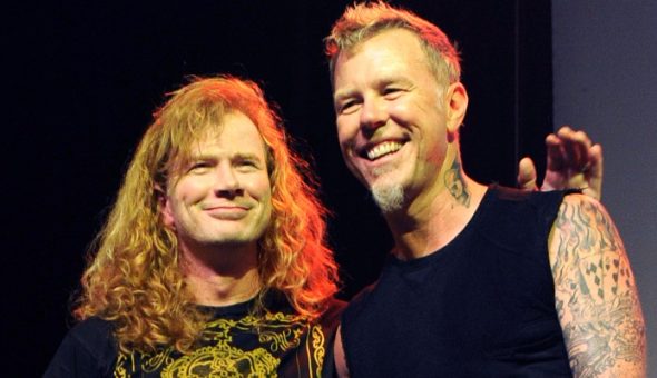 Dave Mustaine And James Hetfield