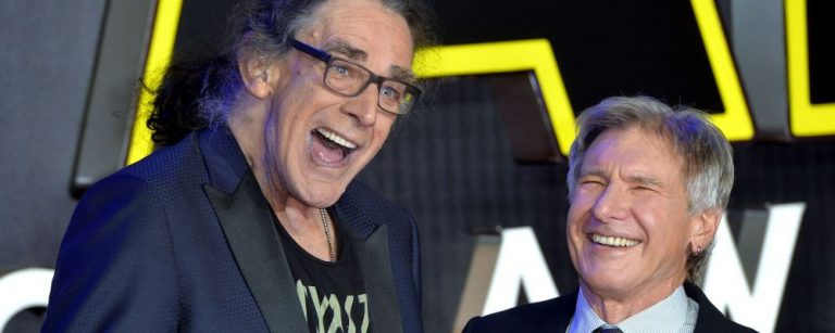 Peter Mayhew y Harrison Ford