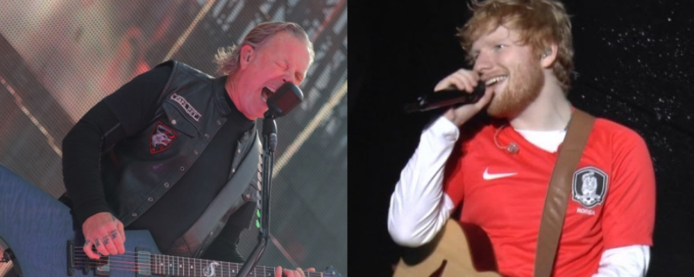 Sheeran compuesto metallica