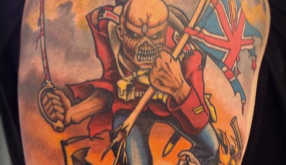 20 tatuajes brutales inspirados en «Eddie» de Iron Maiden