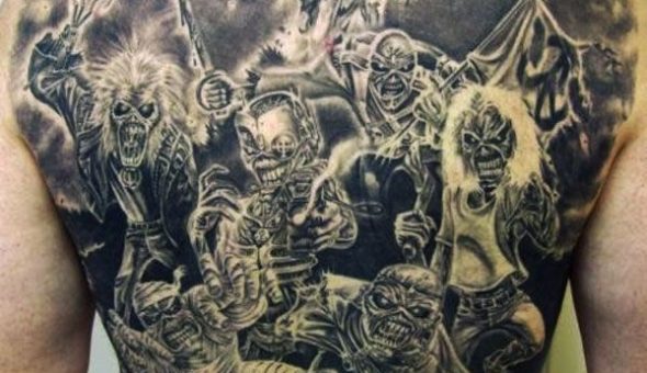 20 tatuajes brutales inspirados en «Eddie» de Iron Maiden