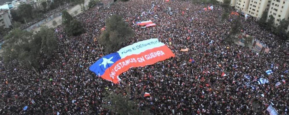 Plaza Italia marcha chile