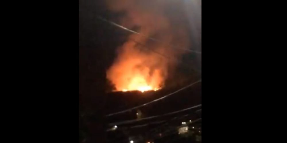 incendio San Cristóbal cerro