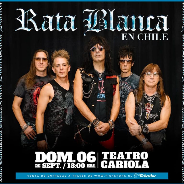 Rata Blanca vuelve a Chile Domingo 6 de septiembre, Teatro Cariola