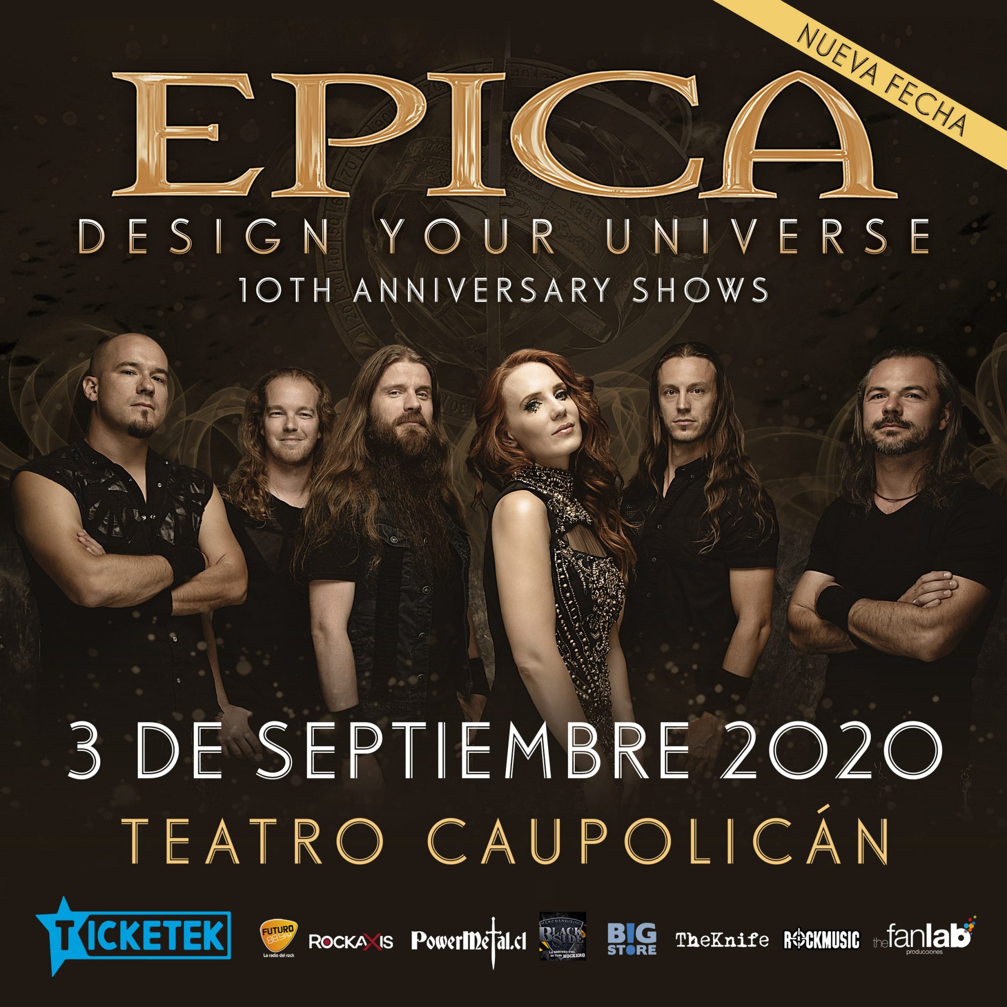 Epica nueva fecha para su concierto — Futuro Chile