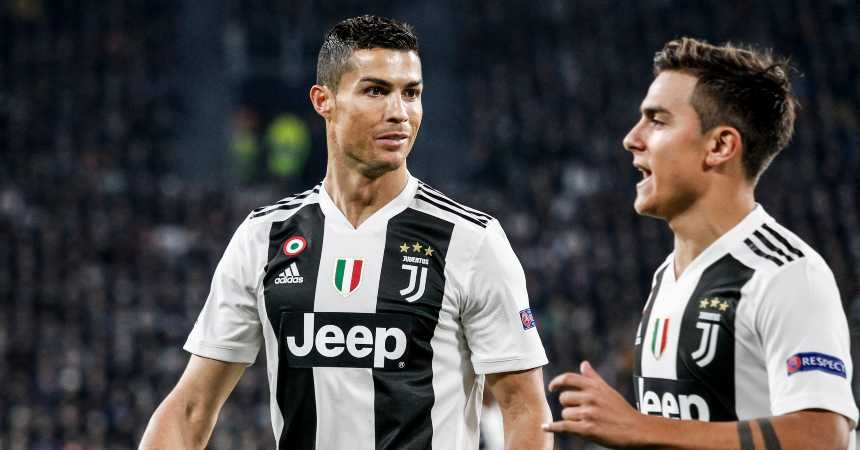 Ronaldo Dybala positivo