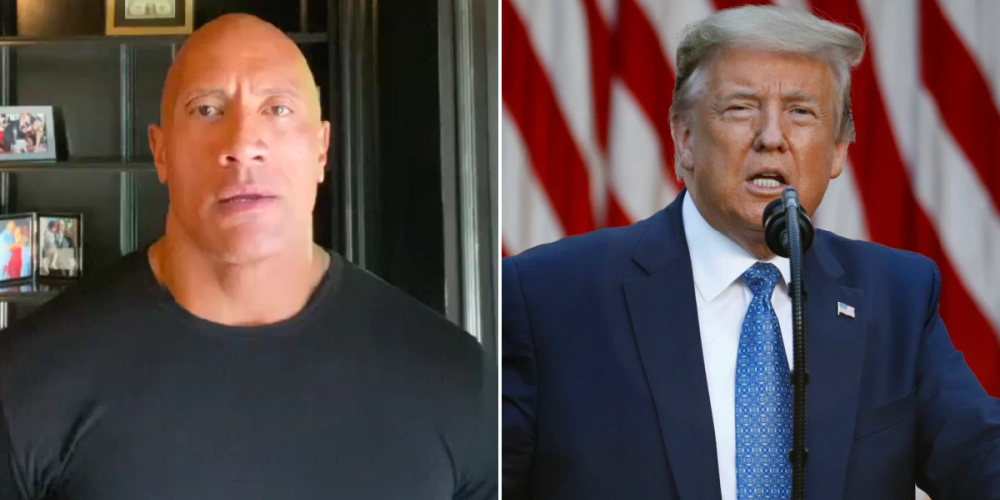 dwayne johnson trump crisis