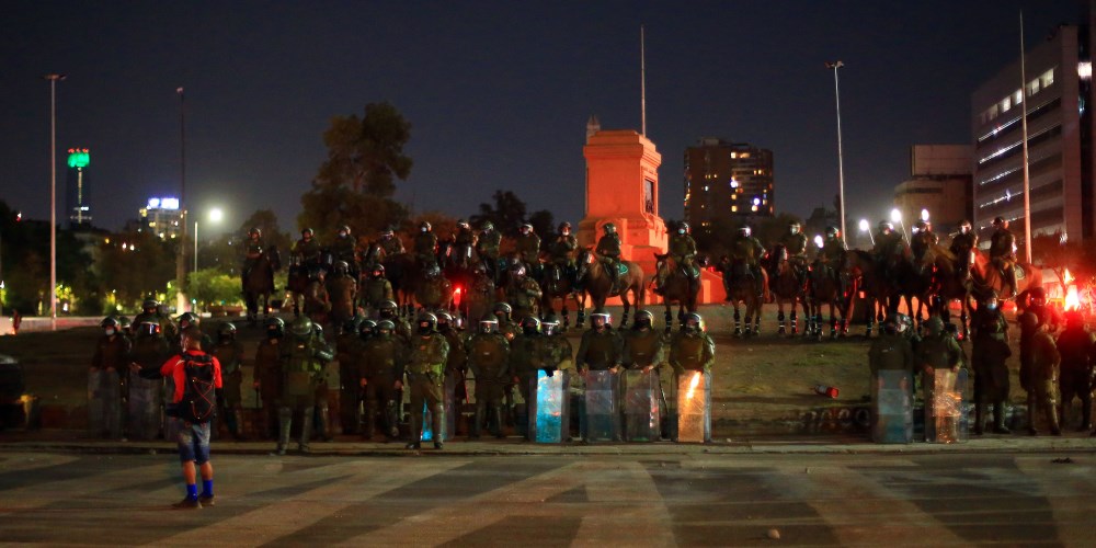 Protestas Baquedano