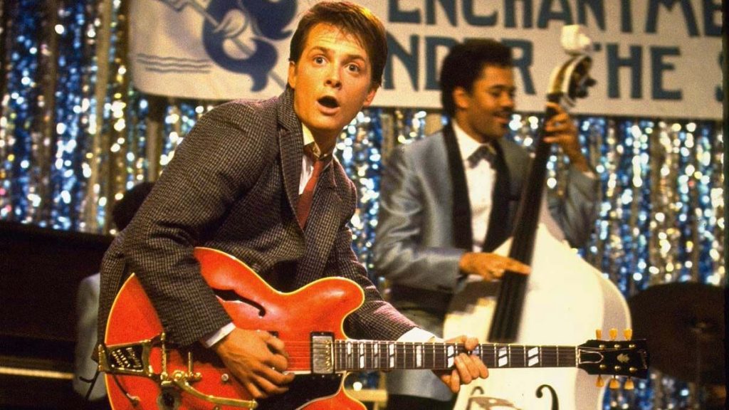 Marty MCfly Michael J Fox Johnny B Goode