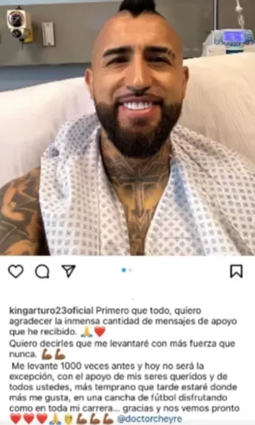 Arturo Vidal Instagram