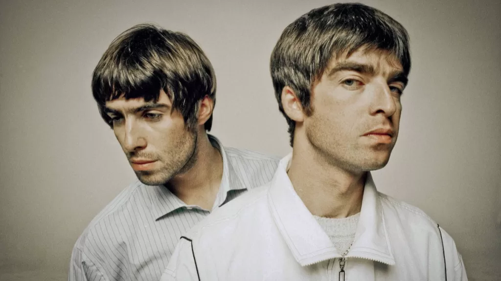 Oasis 1995 Noel Liam Gallagher Web