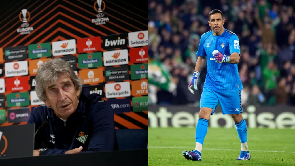 Manuel Pellegrini Y Claudio Bravo