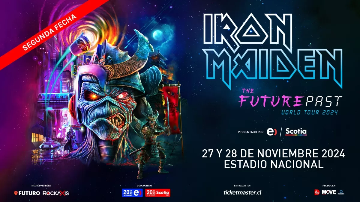 Iron Maiden en el Estadio Nacional 2024 Fecha y venta de entradas para