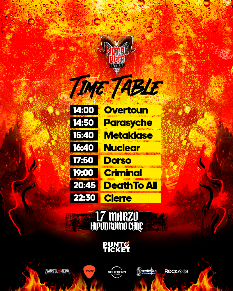 METAL BEER POST HORARIOS