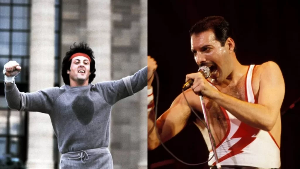 Rocky y Freddie Mercury