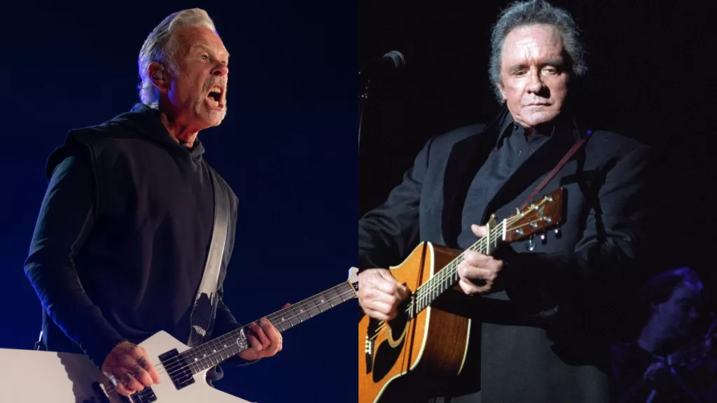 James Hetfield Johhny Cash Web