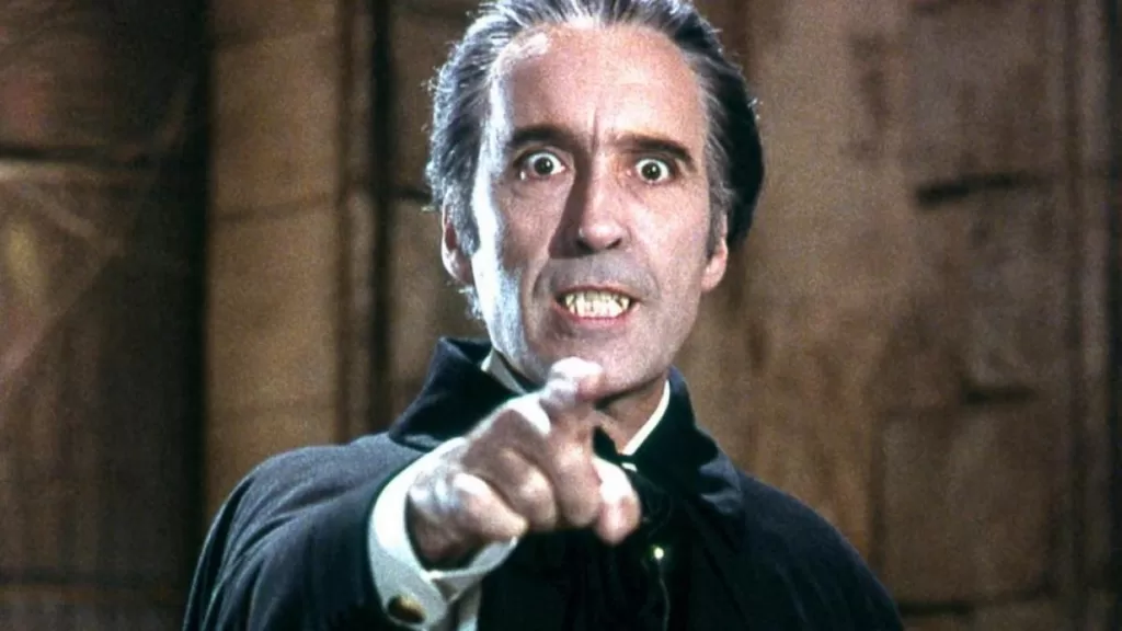 Christopher Lee Dracula Web