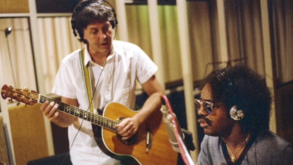 Paul Mccartney 1982 Stevie Wonder Web