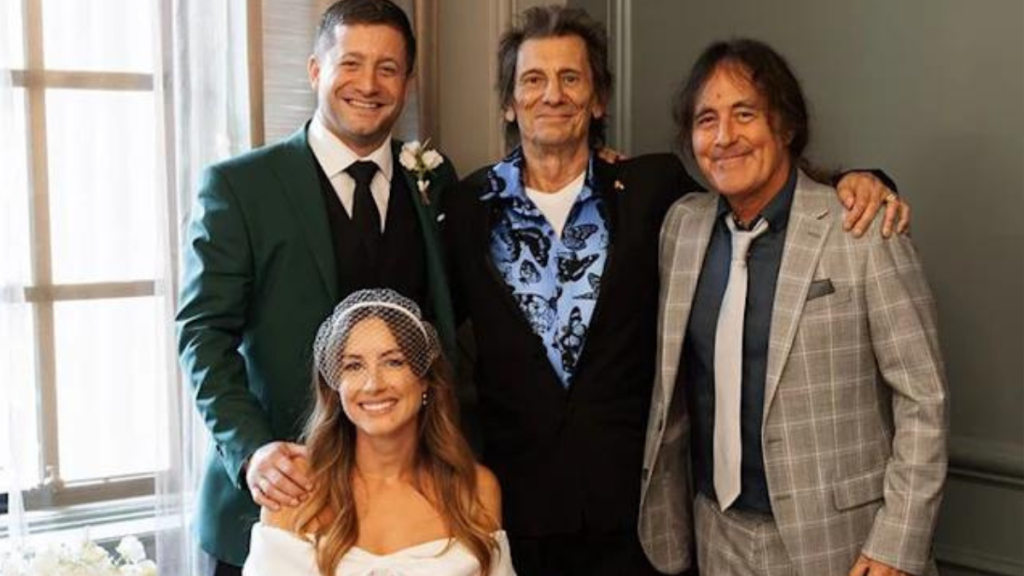 Mr. And Mrs. Wood Los Hijos De The Rolling Stones Y Iron Maiden Se Casaron