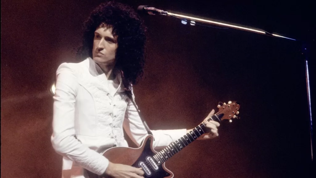 Brian May 1977 Getty Web