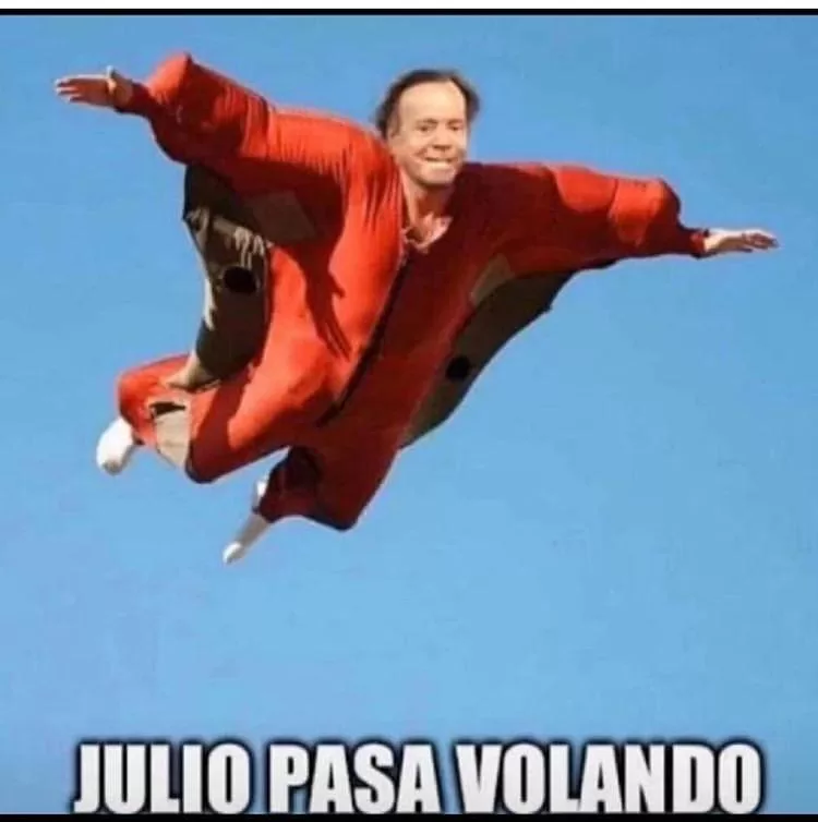 Meme Julio Paso Volando