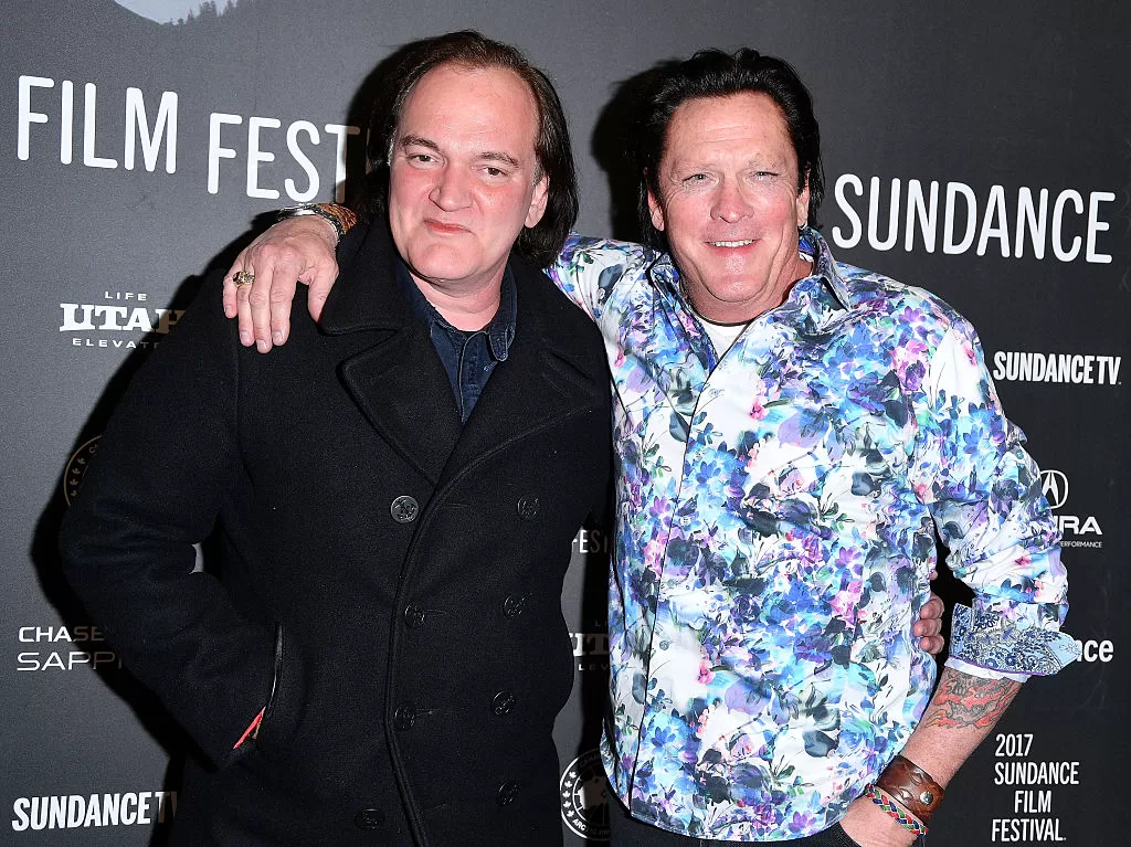 Quentin Tarantino junto a Michael Madsen. Foto: Getty