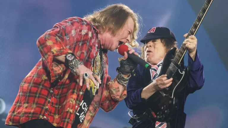 Axl Rose Angus Young Web