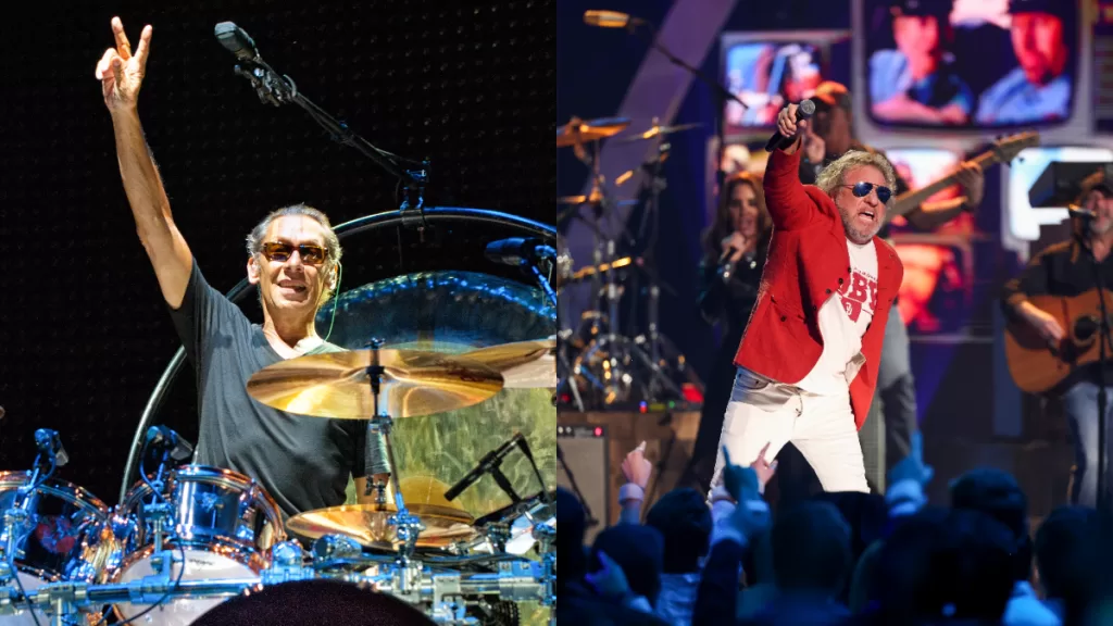 Alex Van Halen Sammy Hagar