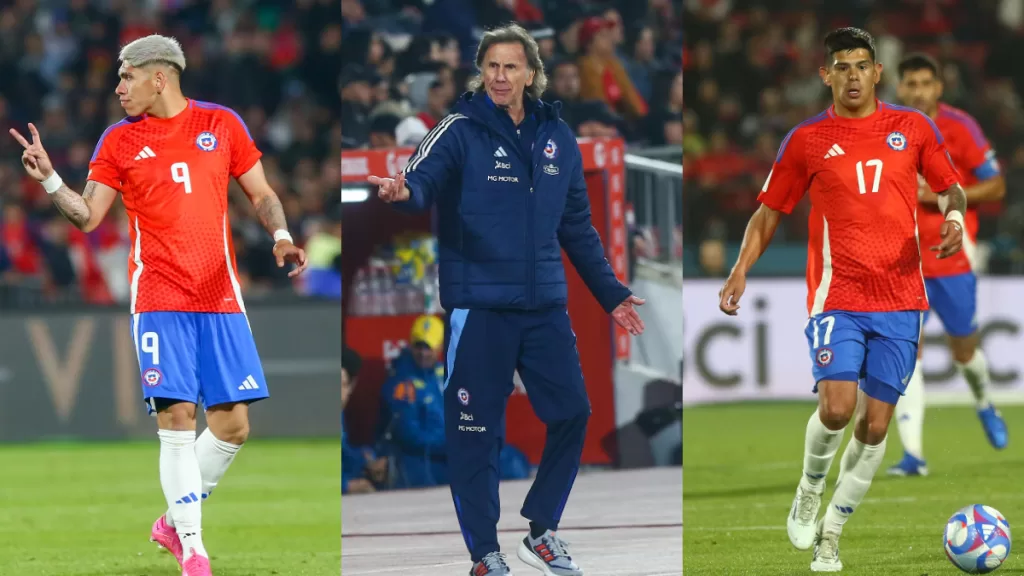 Carlos Palacios Esteban Pavéz Ricardo Gareca La Roja Selección Chilena