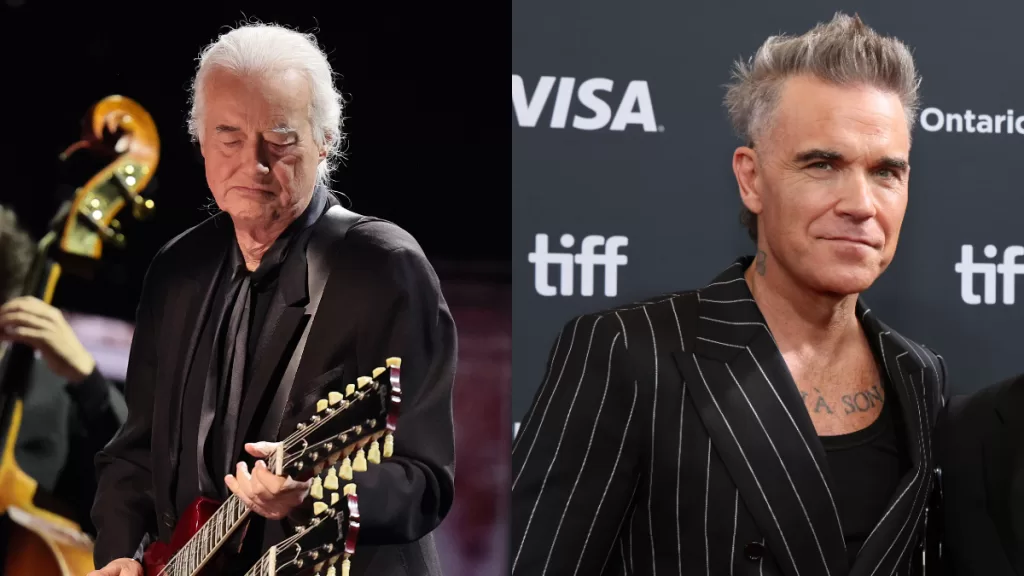 Jimmy Page Robbie Williams