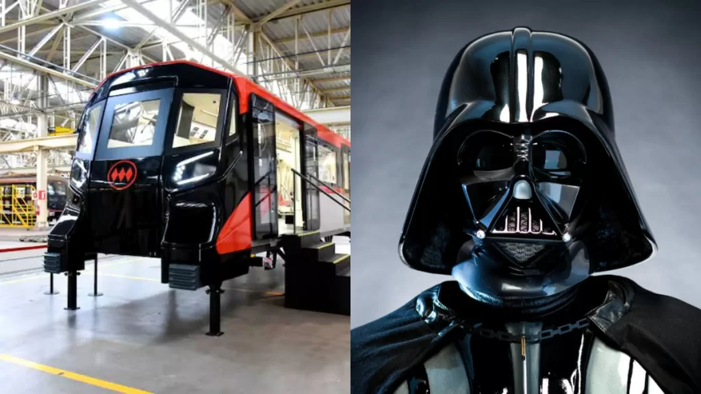 Metro Linea 7 Darth Vader