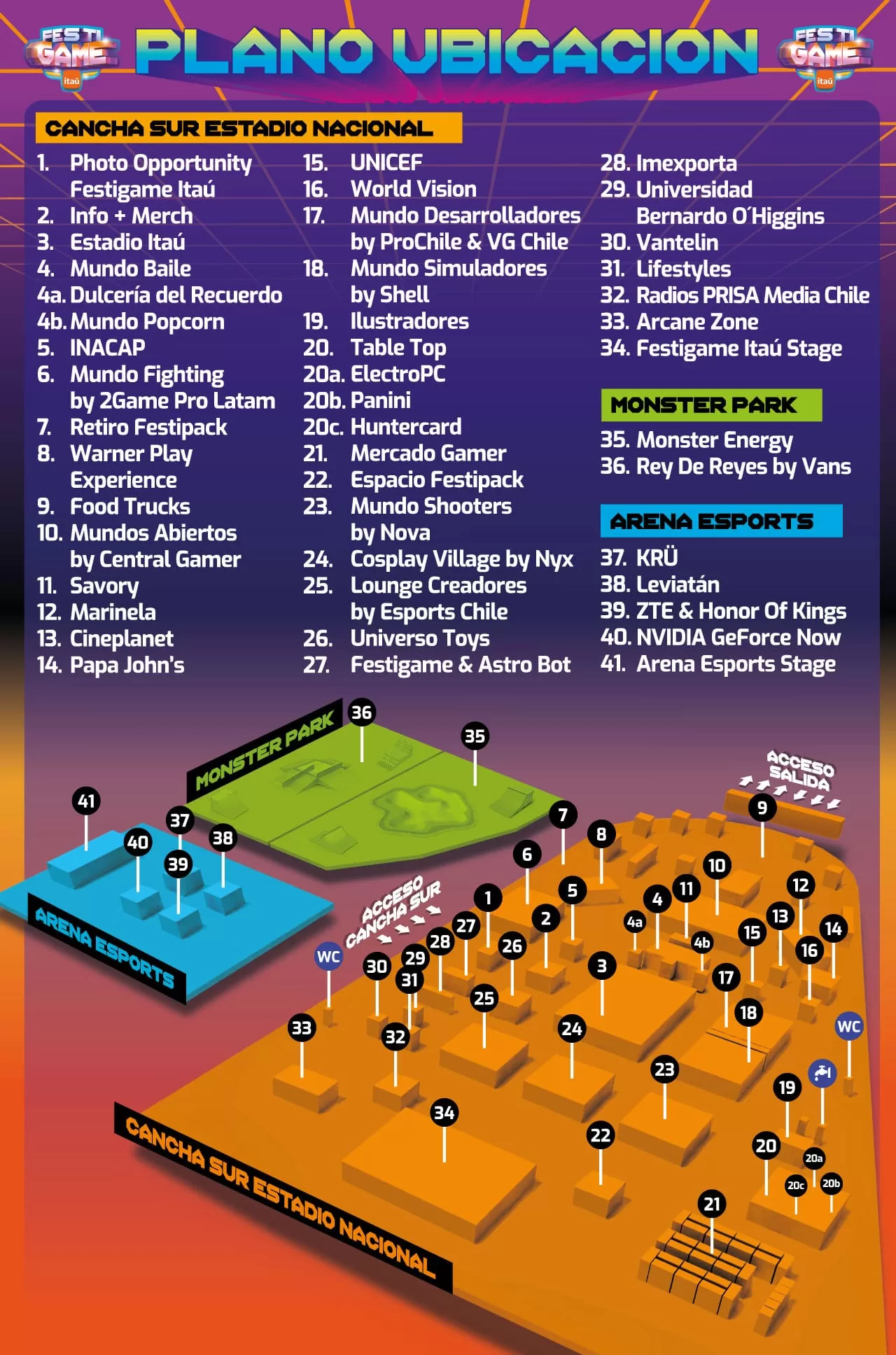 Festigame 2024 Mapa