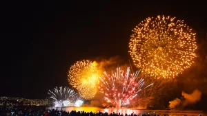 Año Nuevo Fuegos Artificiales Valparaíso