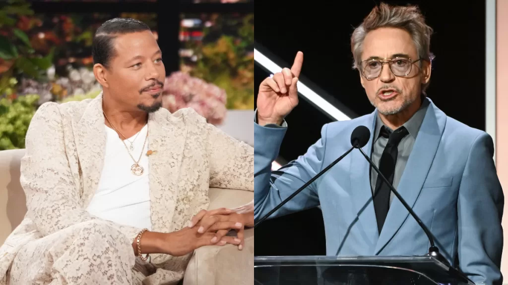 Terrence Howard Robert Downey Jr.