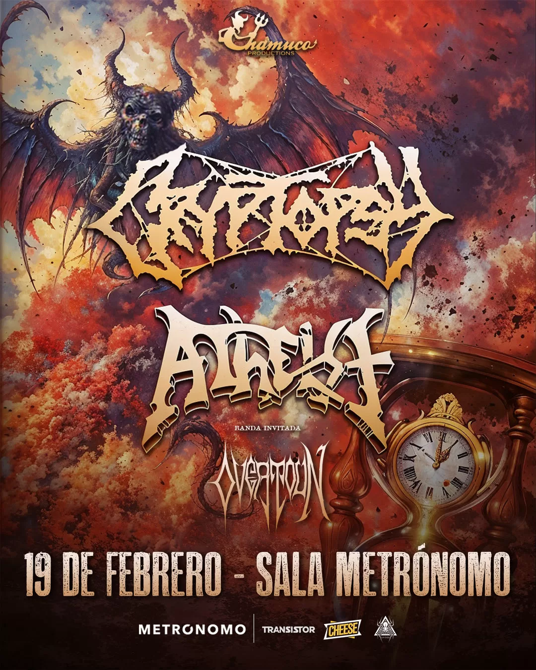 Cryptopsy Y Atheist En Chile